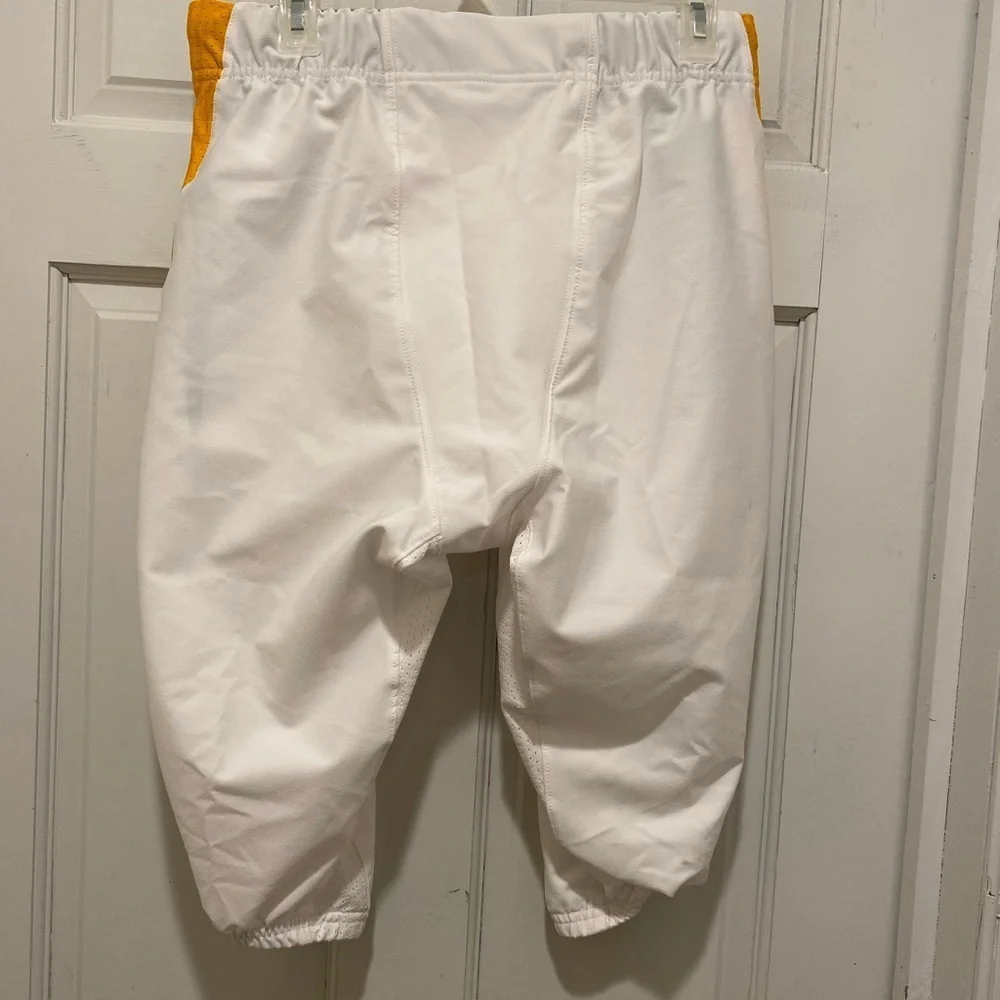 Kids White and Green football Pants